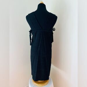 Madewell Starlight Textured Knit Side Tie Dress Size Small